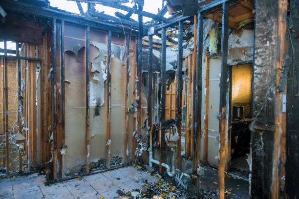 Professional Soot Cleanup technician working in Sage, CA